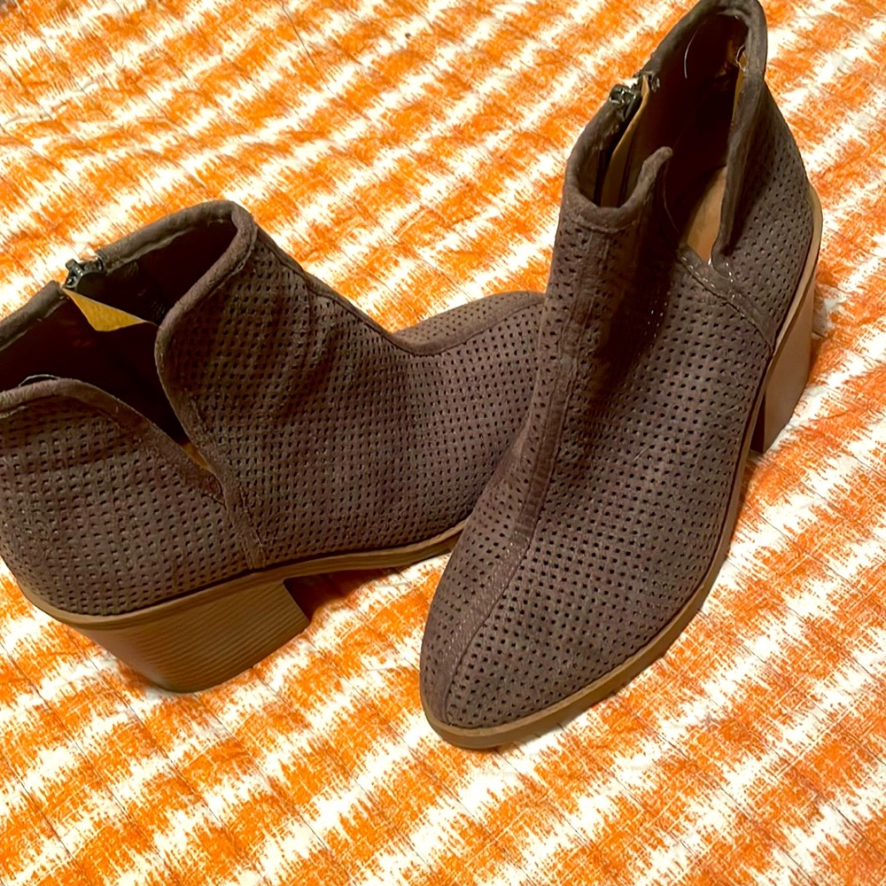 Grey booties